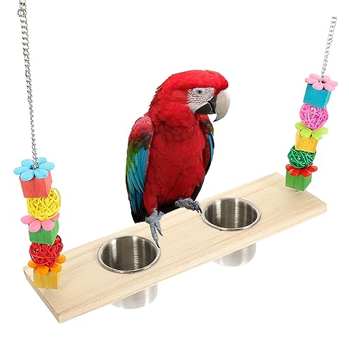 Sosoport Papagei Schaukel Spielzeug Mit Feeder Cup Vogel Schaukel Stehen Für Papageien Vogel Spielzeug Sosoport Papagei Schaukel Spielzeug Mit Feeder Cup Vogel Schaukel Stehen Für Papageien Vogel Spielzeug von Sosoport
