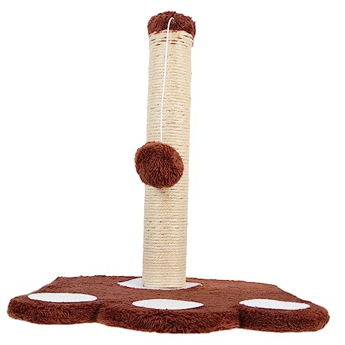 Sosoport kratzbaum für Katzen Kratzen Kätzchen Kratzbaum Katzenkratzer Kratzbaum für Kätzchen katzenmöbel cat Furniture Bodenkratzbaum entzückender Kätzchenkratzer Hanfseil Brown von Sosoport