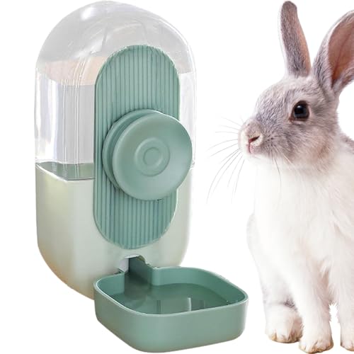 Kaninchenwasserspender, 800 ml Hanging Automatische Meerschweinchenwasserflasche, Anti-Drip-Vogelwasserspender für Kaninchen Chinchilla Meerschweinchen Igel Igel Frettchen, Meerschweinchen-Wasserspen von SouiWuzi