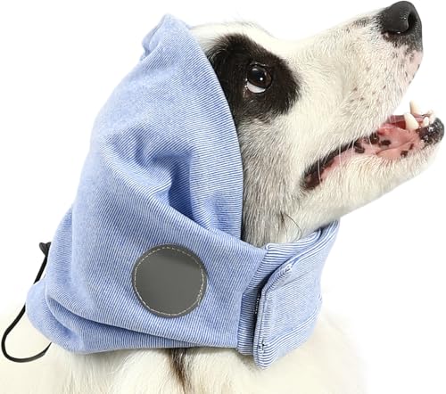 Spajoy Beruhigender Hunde-Kapuzenpullover zur Linderung von Angstzuständen, reduziert Lärm, Hundeohrenschutz für Bad, Gewitter, reflektierender Hunde-Ohrenschützer, Lärmschutz von Spajoy