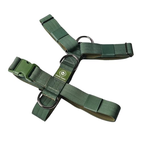 Spark Paws No-Pull Dog Harness - Designed for Safety and Control, Ideal for Large, Strong Breeds - Pitbulls, Boxers - Green, S von Spark Paws