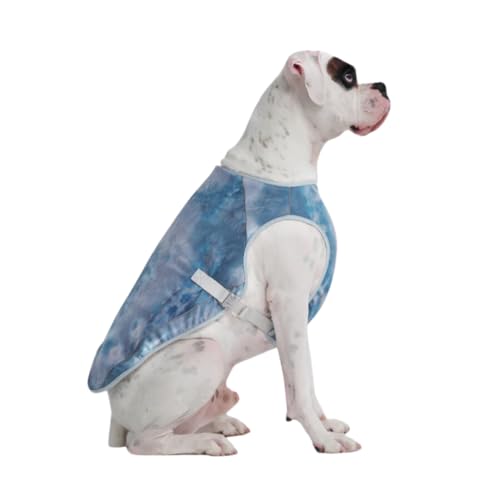 Spark Paws Chilltech™ Hunde-Kühlweste - Kühlungseffekt - Leichtgewichtige Materialien - SPF 50 UV-Schutz - Ice Blue, L von Spark Paws