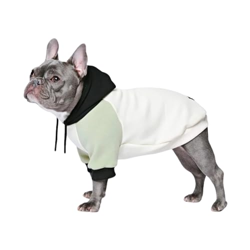 Spark Paws Hunde-Kapuzenpullover – Premium-Qualität, butterweich, hervorragender Komfort und Passform, beruhigende Fleece-Innenseite, geeignet für alle Rassen - Olive Cream - L von Spark Paws