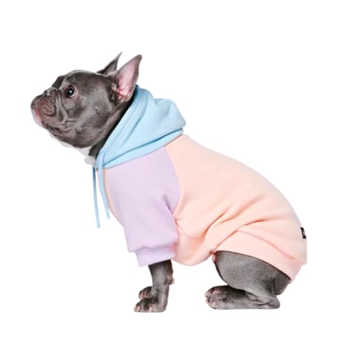 Spark Paws Hunde Hoodie Sweatshirt Pullover - Premium Qualität, weich, Komfortabel und passend für große Hunde, für alle Rassen - Kapuzenpullis, Fleece Sweater, Haustierkleidung - Cotton Candy - 2XL von Spark Paws