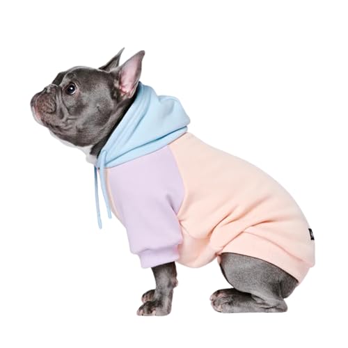 Spark Paws Hunde Hoodie Sweatshirt Pullover - Premium Qualität, weich, Komfortabel und passend für große Hunde, für alle Rassen - Kapuzenpullis, Fleece Sweater, Haustierkleidung - Cotton Candy - XL von Spark Paws