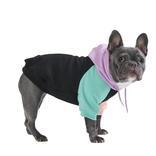 Spark Paws Hunde Hoodie Sweatshirt Pullover - Premium Qualität, weich, Komfortabel und passend für große Hunde, für alle Rassen - Kapuzenpullis, Fleece Sweater, Haustierkleidung - Cyber - L von Spark Paws