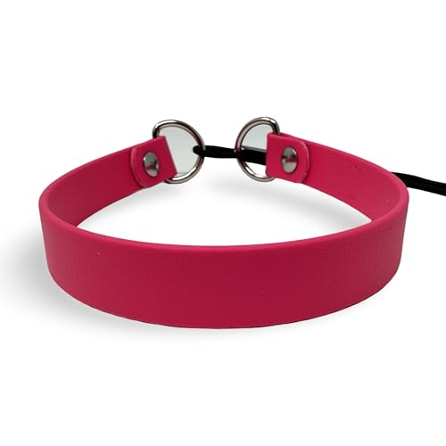 SparkDog Collars Schnell verstellbares E-Halsband, Ersatzband für Hundetraining, passend für Dogtra-Ersatzband, echtes BioThane®, hergestellt in den USA, Hot Pink, 1,9 cm von SparkDog Collars