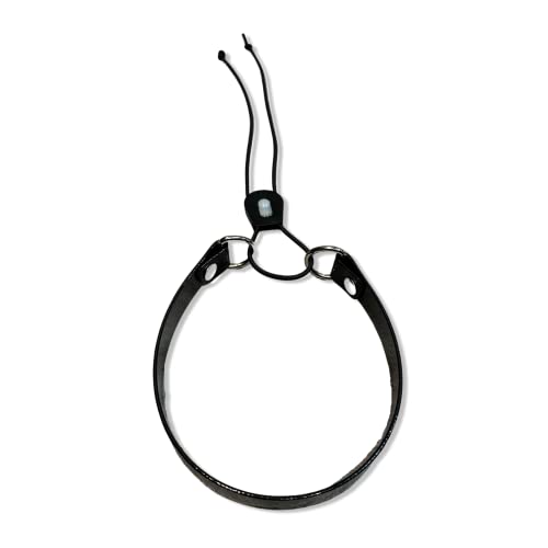 SparkDog Halsbänder, schnell verstellbar, E-Halsband, Ersatzgurt, für Fi, Dogtra, Sportdog, Ersatzband, echtes BioThane®, hergestellt in den USA (1,9 cm Doppelbox, HF-Schwarz) von -SparkDog- Collars