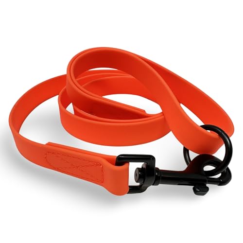 Tägliche Hundetrainingsleine (Orange, B 1,9 cm x L 1,2 m) von SparkDog Collars