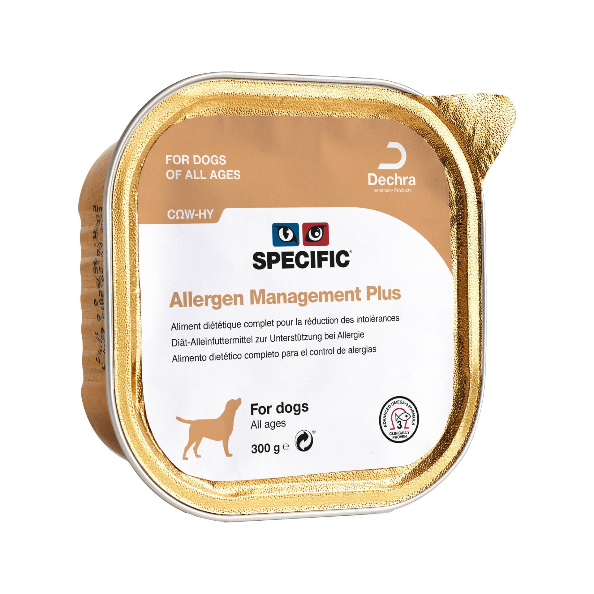 SPECIFIC Allergy Management Plus COW-HY Hundefutter - Schälchen - 6 x 300 g von Specific