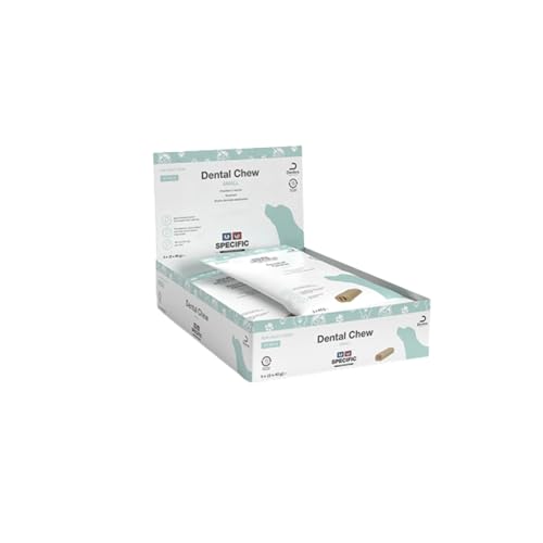 Specific CT-DC-S Dental Chew Small | 4er Set | 4 x 5 x 40 g | Ergänzungsfuttermittel für Erwachsene kleine Hunde bis 15 kg | Leckerlis mit besonderer Struktur | Kann zur Zahnpflege beitragen von Specific