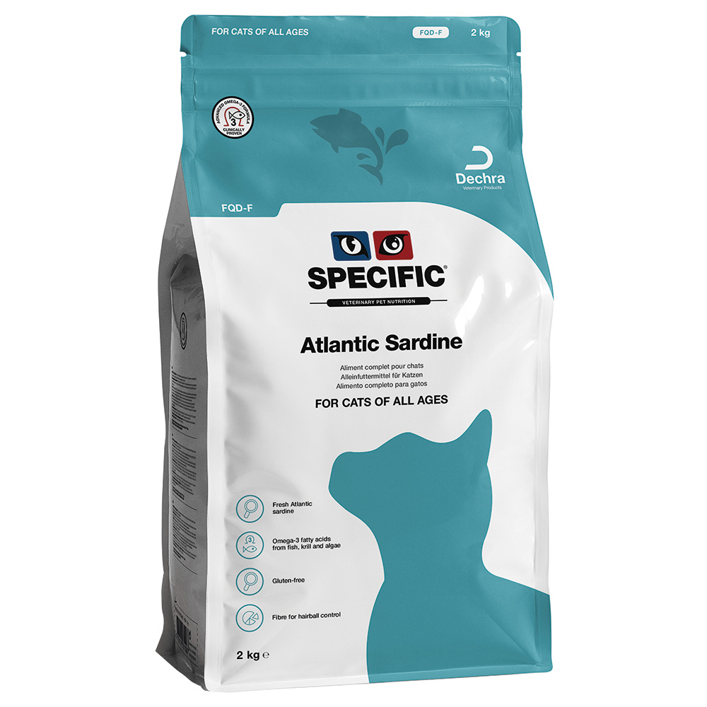 Specific Cat FQD-F Atlantische Sardine - Sparpaket: 2 x 2 kg von Specific