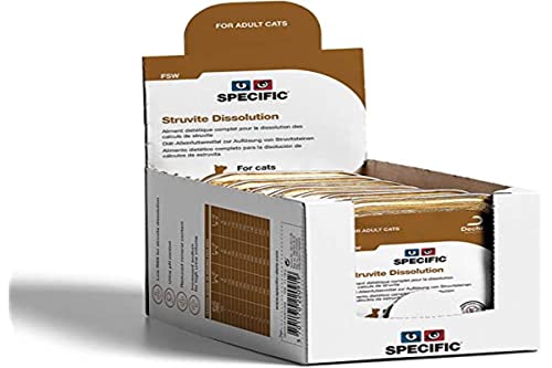 SPECIFIC® Struvite Management (FCD) 7 x 100 g - Nassfutter für Katzen - Trägt zur Auflösung von Struvitsteinen bei & beugt Neubildung vor - Geringer Mineralgehalt - DECHRA Veterinary Products von SPECIFIC