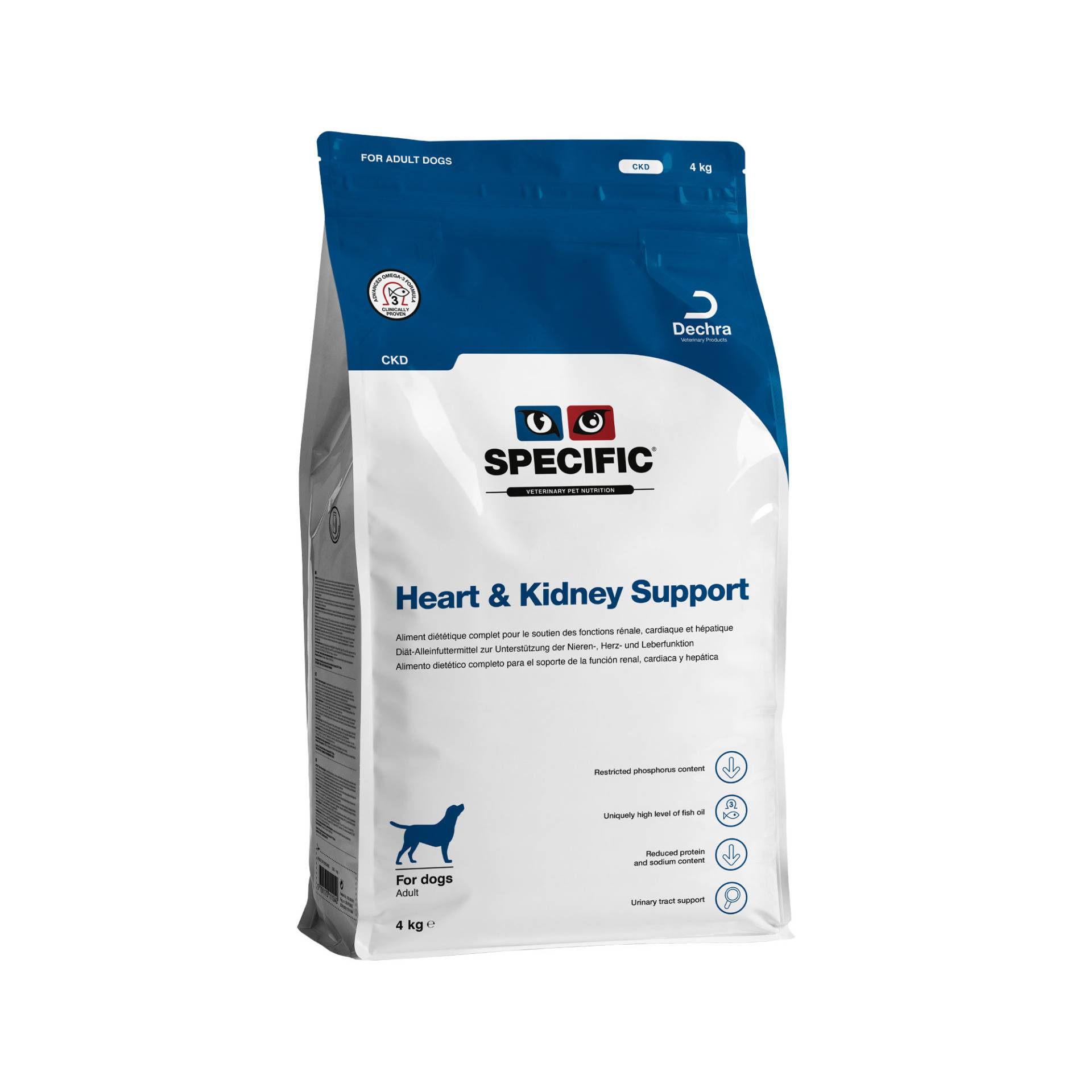 Specific Heart & Kidney Support CKD - 24 kg (6 x 4 kg) von Specific