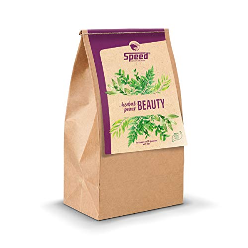 SPEED herbal power BEAUTY, 500 g, Kräuter für Pferde zur Unterstützung von Haut und Fell, ideal im Fellwechsel, unterstützend bei Hautiritationen und Ekzemen von Speed horsecare with passion EST. 1963