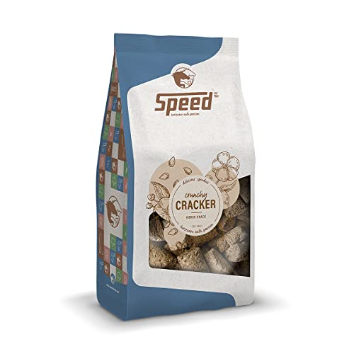 Speed Delicious speedies Cracker, Pferdeleckerli mit wertvollen Leinsamen, knusprig gebackene Cracker, Beste Zutaten (0,5 kg) von Speed horsecare with passion EST. 1963