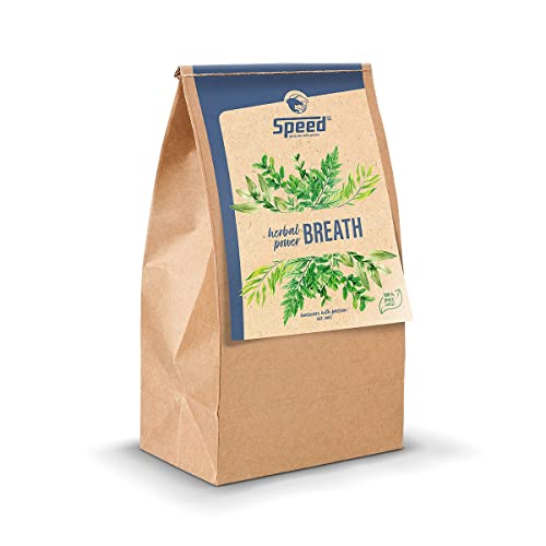 Speed Herbal Power Breath, 500 g, Kräuter für Pferde zur Unterstützung der Atemwege, ideal bei Husten und Allergieanfälligkeit, rein natürlich von Speed horsecare with passion EST. 1963