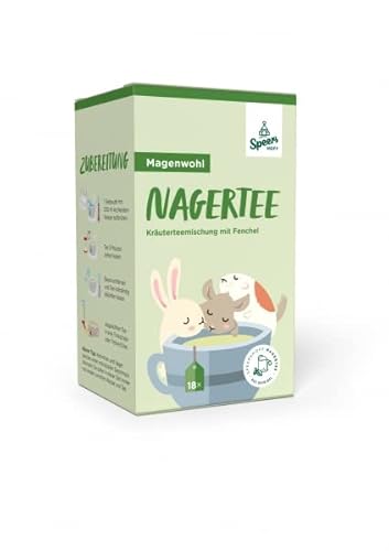 Speers Hoff - Nagertee -Magenwohl Kräuterteemischung mit Fenchel 18x1,5g Teebeutel - Tee für Tiere - Das Original von Speers HOFF