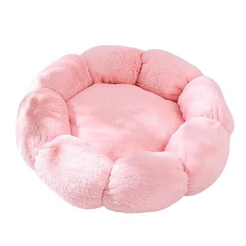 Plüsch Haustier Katze Bett Runde Betten Hund Haustier Liefert Matte Universal Runde Haustier Haus Katze Haus (Color : C4, Size : M-50cm) von SpeesY