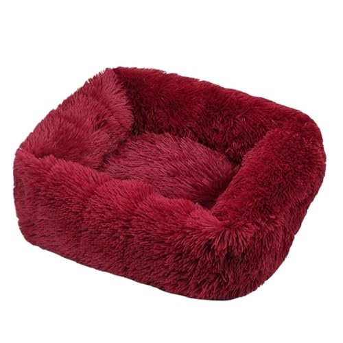 Plüsch Hundebett Warme Matte Kleine Mittel Große Haustier Katze Hundebett Zwinger Sofacama Katze Kissen Haustiere Sofa Zubehör (Color : C3, Size : S 55X45X20CM) von SpeesY