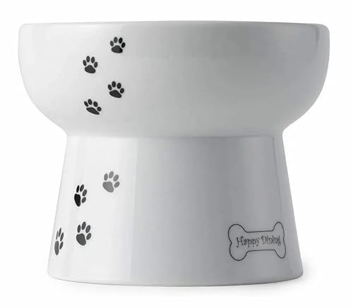 Necoichi Hunde Futternapf - Trinkschale Hund - Keramik - Hoch Modell von Spire