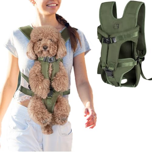 A,L,Hundetransporter für kleine Hunde, Katzenrucksack, Freisprech-Reisetasche für Katzen und Hunde, Haustier-Fronttrage-Rucksack von SplendidHongyuan