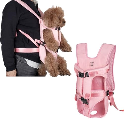 C,L,Hundetransporter für kleine Hunde, Katzenrucksack, Freisprech-Reisetasche für Katzen und Hunde, Haustier-Fronttrage-Rucksack von SplendidHongyuan