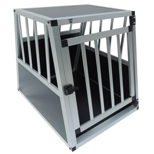 SPOCADO Villa Hunde Transportbox - Sicherer, bequemer Transport für deinen Hund - Stabile Konstruktion, in versch. Größen erhältlich - Leicht, langlebig und einfach zu reinigen (69 x 60 x 54 cm) von Spocado