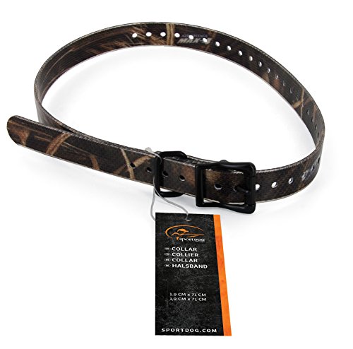 SportDOG Halsband wetterfest + rostfest, für Jagd- und Apportierhunde, Halsumfang 12,7 cm - 55,9 cm, 1,9 cm breit, camo von SportDOG