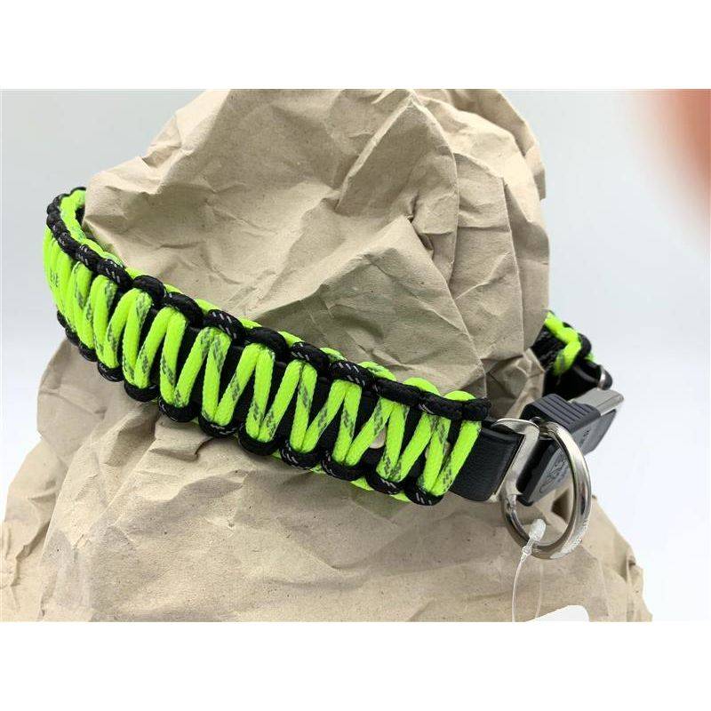 Sprenger Paracord Halsband mit ClickLock Verschluss 30 cm Gelb von Sprenger