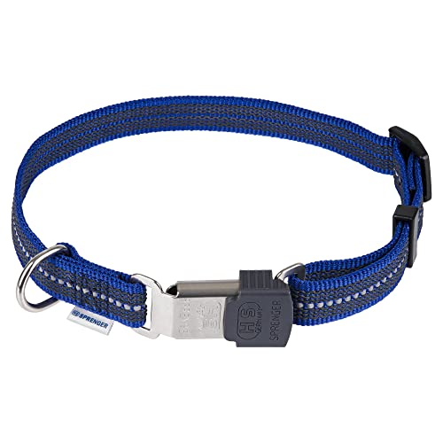 Verstellbares Halsband - reflektierend, blau, 40-55 cm von Herm Sprenger