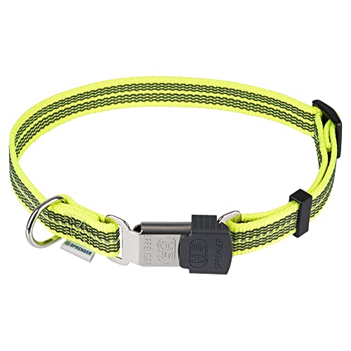 Verstellbares Halsband - reflektierend, neon gelb, 40-55 cm von Herm Sprenger