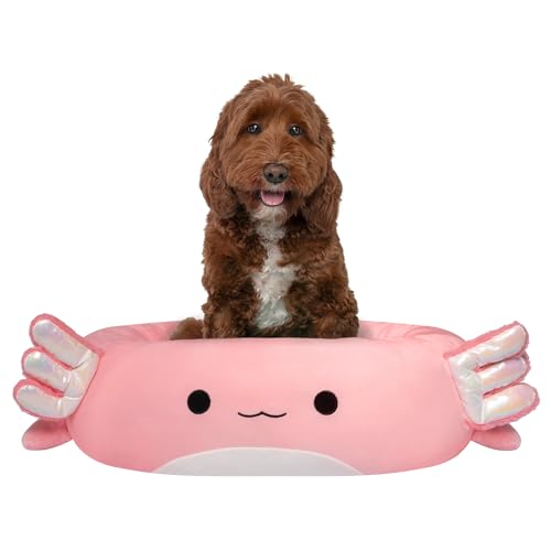 Squishmallows Original Archie The Axolotl Haustierbett, 76,2 cm, groß, ultraweich, offizielles Plüsch-Haustierbett für Hunde und Katzen von Squishmallows