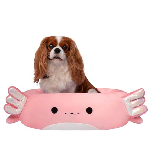 Squishmallows Original Archie The Axolotl Haustierbett, 61 cm, mittelgroß, ultraweich, offizielles Plüsch-Haustierbett für Hunde und Katzen von Squishmallows