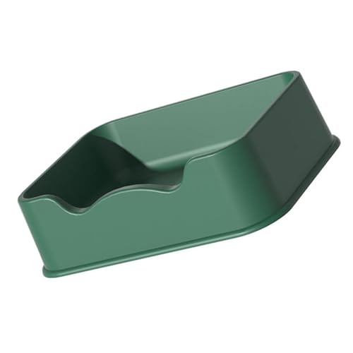 Katzenstrauder Pan Square Große Kapazität Katzenstreu Basin Spatter Proof Pet Toilettenbecken Poop Pan Easy Wartung für den Haushalt von Srliya