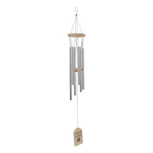 Pet Memorial Wind Chimes Holz Im Freien Sympathie Wind Chimes Dog Memorial Remembrance Geschenke mit Verdickten Aluminiumrohre für Hausgartendekoration von Srliya