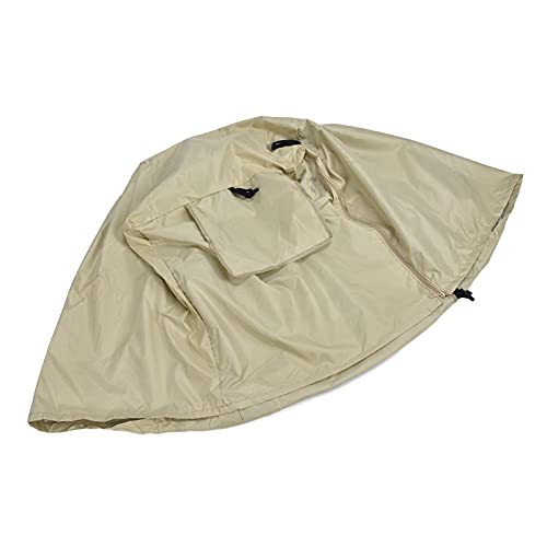 Srliya 79 X 53 X 50,8 cm Outdoor-Hundekäfigabdeckung, Sonnenschutz, wasserdichte Haustierhüttenabdeckung für Hundekäfige aus Draht (Beige) von Srliya