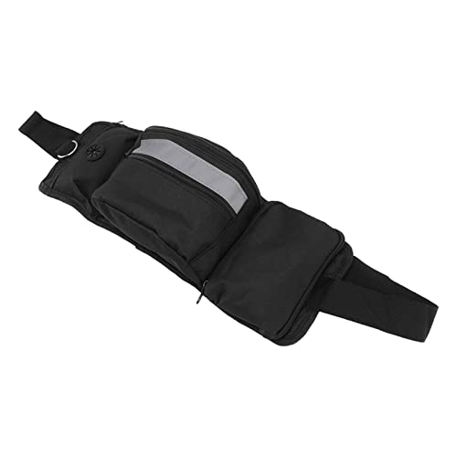 Srliya Haustier-Trainings-Taillentasche, Polyester, Mehrere Taschen, Abnehmbare Snack-Tasche den Außenbereich (Schwarz) von Srliya