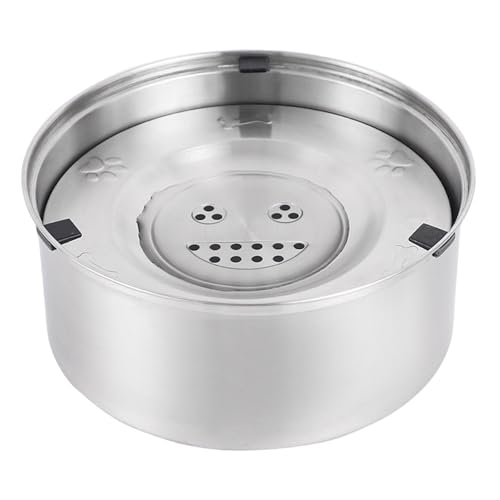 Keine Verschüttungswasserschale für Hunde, 3L Edelstahl Sloch Hundewasserspender, Anti-Choking-staubdicht Keine Verschüttungswasserschale für Hunde, 3L Edelstahl Sloch Hundewasserspender, Anti-Choking-staubdicht von Ssguopte