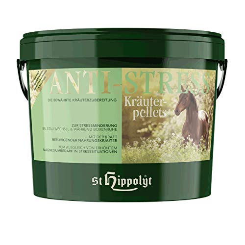 St. Hippolyt Kräuterpellets für Pferde 3,0 kg - Anti-Stress mit Baldrian und Magnesium von St. Hippolyt