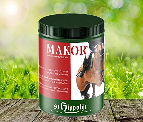 St. Hippolyt Makor 1 kg - Futter für Senioren-Pferde, Kräuterkomposition, 1 kg von St. Hippolyt