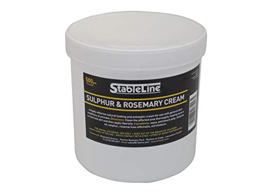 StableLine SCHWEFEL & ROSMARIN Creme Pferde Pferd PFERDEPFLEGE & ERSTE Hilfe - 500 GM von StableLine