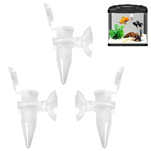 3pcs Automatische Fischfutterverjüngungswaage Aquarium Feeder Red Worm Fütterungsfutter Futter Trichter Tasse -fütterungsinstrument von Stakee