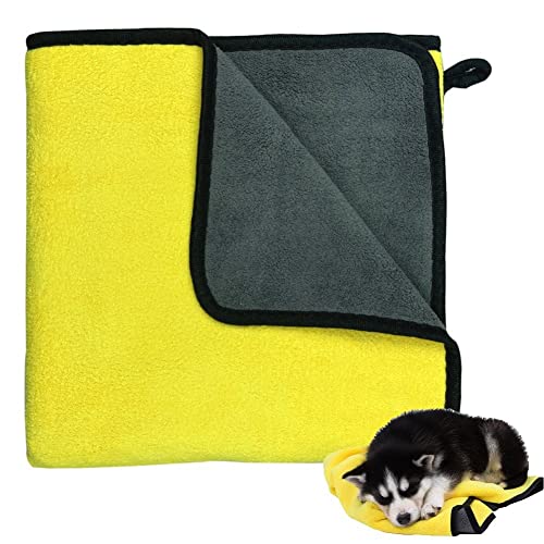 Stakee 6 -pcs Mikrofaser Haustierhandtücher Absorption Katzenhandtücher Schnelltrocknen Haustiere Handtücher Haustiere Badetuch Für Hundekatze Kleine Mittelgroße Tiere von Stakee