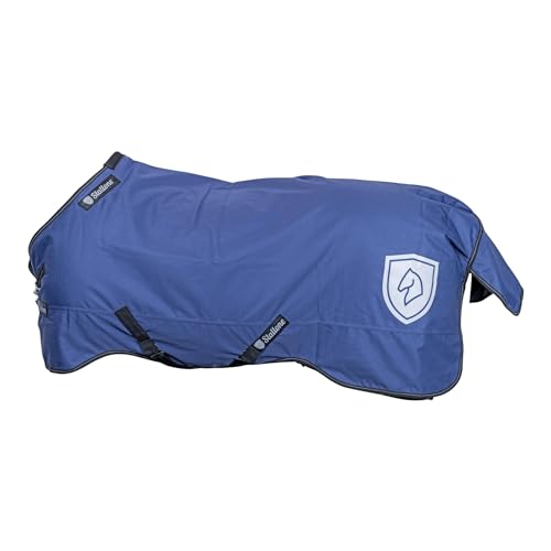 Stallone Weidedecke Outdoor Super Guard 200 g - Navy, 125 cm | Wärmende Pferdedecke mit 200 g Fütterung Wasserdicht | Winddicht | 1200D Ripstop | Reflex-Elemente | Reissfest| Hochwertige Verschlüsse von Stallone