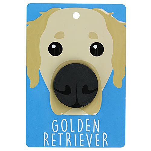 Pooch Pals Golden Retriever Hundeleinenhalter, Wandmontage mit Klebehaken, Plakette von Stands Out, Supplying Outstanding Gifts