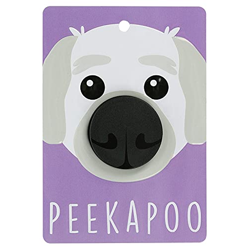 Pooch Pals Peekapoo Hundeleinenhalter, Wandmontage, Plakette von Stands Out, Supplying Outstanding Gifts