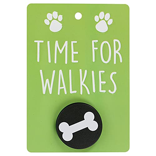 Pooch Pals Time For Walkies Hundeleinenhalter, Wandmontage, Plakette von Stands Out, Supplying Outstanding Gifts