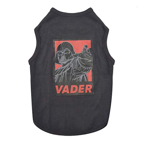 Star Wars For Pets Darth Vader Hunde-Tank – Hunde-Shirt für große Hunde – Größe L – Darth Vader Shirt für Haustiere – weiche, niedliche und bequeme Hundekleidung und Bekleidung, niedliche Hundekleidung und -kleidung von Star Wars