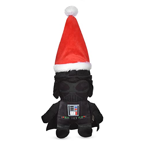 Star Wars for Pets Hundespielzeug Darth Vader Spielzeug für den Urlaub | Santa Darth Vader Hund Quietschspielzeug Hund Kauspielzeug | Urlaub Hundespielzeug Plüschtiere | 22,9 cm kleines Hundespielzeug von Star Wars